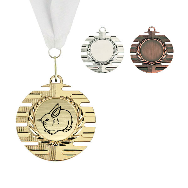 Medaille 704007 50mm Durchmesser gold silber bronze